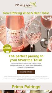 Bring your own (cheaper) bottle instead. The Perfect Pairing To Enjoy With Your Favorites Togo Olive Garden Email Archive