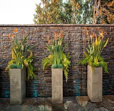 Eye Of The Day Garden Design Center Authentic European Pottery Luxury Garden Vertical Garden Tall Planters