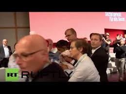 April 17, 2021 sahra wagenknecht cake : Germany Pro Refugee Activist Throws Cake At Wagenknecht During Party Convention Youtube