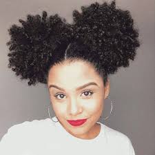 Bangs Bun Afro Puff Clip On Ponytail 2Pcs Afro Puff Drawstring Ponytail  Short Kinky Curly Fluffy