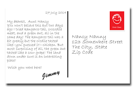 Postcard Writing Template Google Search Postcard Examples Postcard Format Writing