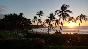 Sunset At The Mauna Kea Beach Hotel Mauna Kea Beach Hotel Big Island Hawaii Sunset