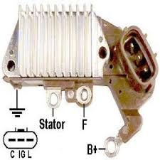 Nippondenso 12v Automobile Alternator Regulator Gw N215 Auto Parts Jpg 360 360 Car Alternator Electric Car Conversion Automotive Mechanic
