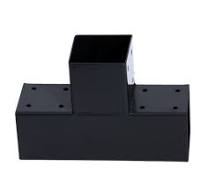 Aucune contrepartie n'a été fournie en échange des avis. Raccord Pour Poteau Simple T Metal Blooma Leie Ral 7021 Gris 7 X 7 Cm Castorama