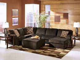 Ashley Furniture Vista Chocolate Sectional 684 04 Sectional Sofa Furniture Warehouse Chu Living Room Sectional Sectional Living Room Sets Living Room Sets