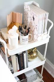 Vertical study area with storage space above and below the desk. Styling Ideas For Teen Girls Desks The Organised Housewife