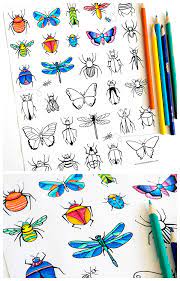 Select from 35970 printable coloring pages of cartoons, animals, nature, bible and many more. Bugs Butterflies Coloring Page Dabbles Babbles