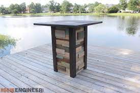 This step by step diy woodworking project is about outdoor bar stool plans. Modern Reclaimed Pub Table Diy Plans Rogue Engineer