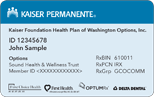 One question asked what is your 'insurance group number'? Sound Health Wellness Trust