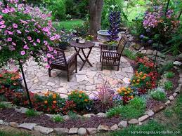 Circular Patio Creating A Patio In Your Lawn Can Give You Some Additional Space To Spend Time Wi Backyard Landscaping Designs Backyard Backyard Landscaping