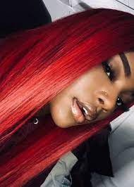 Summerella Showing Her Red Hair In An Instagram Selfie In December 2017 Hair Styles Red Weave Hairstyles Curly Hair Styles