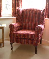 Slipcover hack new and improved | how to inexpensively cover a sofa. Loose Covers For Wing Back Armchair Loose Covers And Chair Covers Slipcovers For Chairs Luxury Chair Covers Wingback Chair Covers