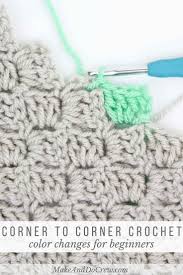 How To Change Colors In Corner To Corner Crochet Crochet