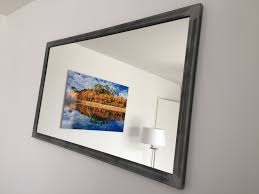 Miroir Cadre Acier Made In France Cadre Realise A La Main Et Sur Mesure Decoration Maison Mobilier Mobilier De Salon