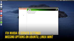 How Do I Fix Nvidia X Server Settings Only Showing Prime Profiles (Missing  Options) On Ubuntu - Youtube