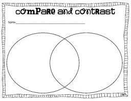 Compare And Contrast Graphic Organizers To Use With Any Books Compare And Contrast Graphic Organizers Teaching Literacy