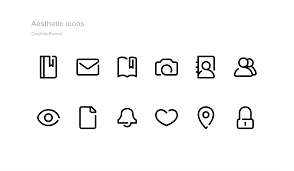 Aesthetic Icons Created By Graphitesword Icon Pictogram Aesthetic