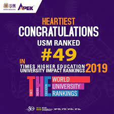 Scholarships and internships for all national and international students. Usm News Portal Times Higher Education The University Global Impact Rankings Usm 1 In Malaysia 49 In The World