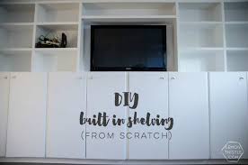 Maybe you would like to learn more about one of these? Diy Custom Built In Shelving Unit Our Biggest Diy Yet Lemon Thistle