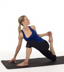 Kneeling Twst With Quad Stretch Jpg Yoga Poses Yoga Moves Yoga For Beginners