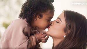 © 2021 forbes media llc. Khloe Kardashian Cuddles Daughter True In Her First Tv Commercial Hollywood Life