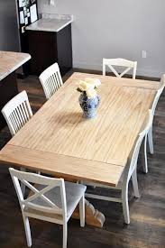 First, sand off the old finish. A Step By Step Guide To Refinish A Kitchen Table Love Love Love