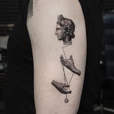 Maybe you would like to learn more about one of these? Surrealist Black Work Tattoo By Oscar Akermo Surreal Tattoo Modern Tattoos Tattoos