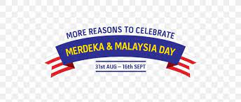 Merdeka & malaysia day logo, malaysia day hari merdeka promotion, merdeka malaysia, text, label png. Malaysia Day Hari Merdeka Promotion Png 768x349px Malaysia August 31 Brand Customer Hari Merdeka Download Free