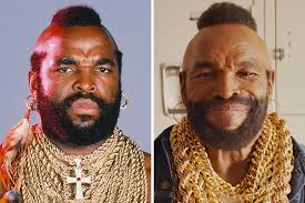 MR T. an iconic digits of the 1980s known for his signature Mohawk. —  Steemit