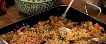 Chicken Shrimp And Andouille Jambalaya Recipe Jambalaya Recipe Food Recipes Andouille Jambalaya Recipe