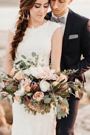 Pin one side of your hair to the side for a small, subtle detail that will make your wedding day hairstyle instantly more romantic. 16 Best Wedding Hairstyles For Short And Long Hair 2018 Romantic Bridal Hair Ideas
