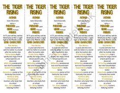 And don't forget about fanmail on kik! 11 The Tiger Rising Ideas Reading Workshop Readers Workshop 4th Grade Reading