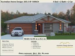 2021's best ranch style house plans & floor plans. 267 5 M2 Ranch Style Home Design 4 Bedroom Concept House Etsy
