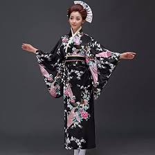 sdfpj Donne Sexy Kimono Yukata con Abito da Sera novità Obi Costume da  Cosplay Giapponese (Color : Yellow B, Size : One Size) : Amazon.it: Moda