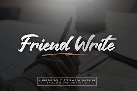 This sizing means that a sense of timing can be kept, as. Friend Write Font