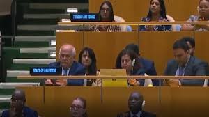 BM Genel Kurulu'nda Filistin için tarihi anlar - Son Dakika Haberleri