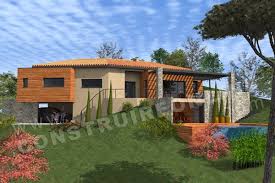 Je souhaite gagner de la hauteur sous plancher de mon sous sol (mise ne place d'appariel fitness) c'est un pavillon de 1965 avec sous sol complet de 70m2 (10x7). Vente De Plan De Maison Avec Terrain En Pente