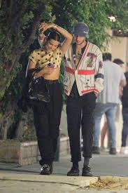 Anwar hadid, dua lipa, photo: Dua Lipa And Anwar Hadid Seal Their Summer Romance With A Vintage Cardigan Anwar Hadid Style Vintage Cardigan Anwar Hadid