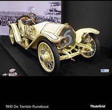1910 De Tamble Runabout Old Sports Cars Classic Cars Antique Cars