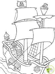 coloriage gratuit bateau pirates dessin volant avec ancre