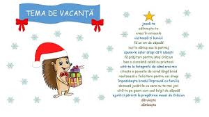 In situatii deosebite, bine fundamentate, in functie de conditiile climatice si de specificul zonei si al scolii, inspectoratele scolare judetene pot aproba, la cererea conducerii unitatilor. Tema Pentru VacanÈ›a De IarnÄƒ Logorici