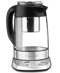 Cusinart Tea 100 Tea Kettle Perfectemp Programmable With Infuser Reviews Coffee Makers Kitchen Macy S Electric Tea Kettle Tea Kettle Tea Infuser
