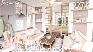Bloxburg house ideas what others are saying though designed as an really modern house in bloxburg roblox contemporary exterior home design ideas. Bloxburg Spring Modern Mansion 227k Interior Mobile Speedbuild Youtube