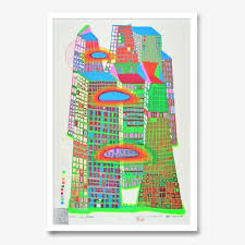 His most famous flag is the koru flag. Hundertwasser For Sale Art Prices Info Artedio