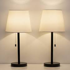 Buy Haitral Table Lamp Set Of 2 Modern Desk Lamps Black Night Lamps For Bedroom Living Room Office Online At Low Prices In India Amazon In Philips 61013 is one of the most rated table lamps for study available in india.