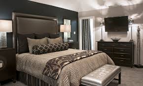 Modern classic master bedroom in the example mixes refreshed vintage furnishing with the the two bulky chairs represent the typical classic bedroom. Modern Black Master Bedroom Ideas Novocom Top