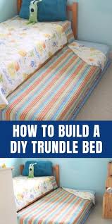 Another issue is that a day bed can only accommodate one person unless it has a bottom trundle with another bed. How To Build A Diy Trundle Bed Homemade Heather