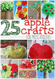 The most complete book of skill review for preschool. 25 Apple Crafts For Preschoolers