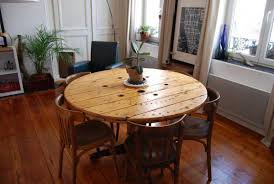 reel dining table table touret recyclart dining table spool furniture decorating coffee tables