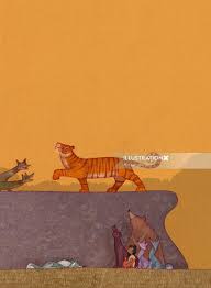 George sanders, tony jay, jason marsden. The Jungle Book Shere Khan Struts Illustration By Alexandra Ball